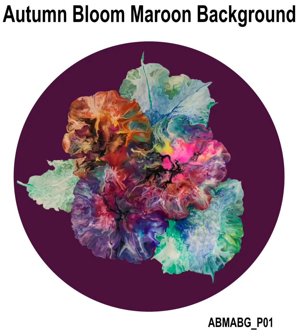 A colorful flower with purple background